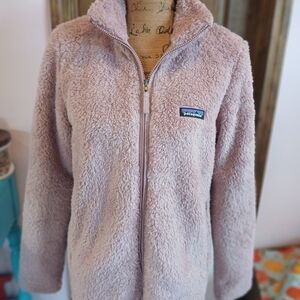 Patagonia Ladies Size M Fleece Jacket - Light Pink